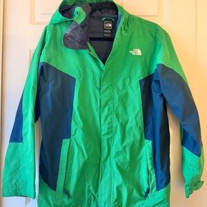 The North Face Vibrant Green HyVent Jacket